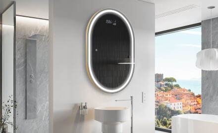 Lustro Łazienkowe Pionowe Podświetlane LED L231